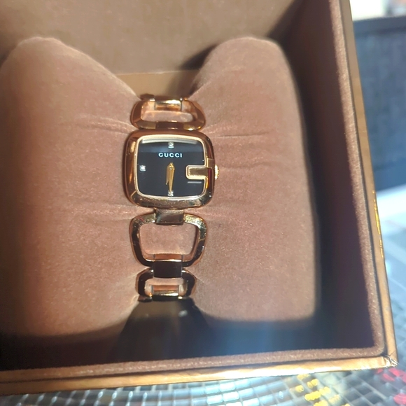Gucci Accessories - Gucci 125.5 Diamond Accent Gold Women's Watch | Authentic w/ Box
